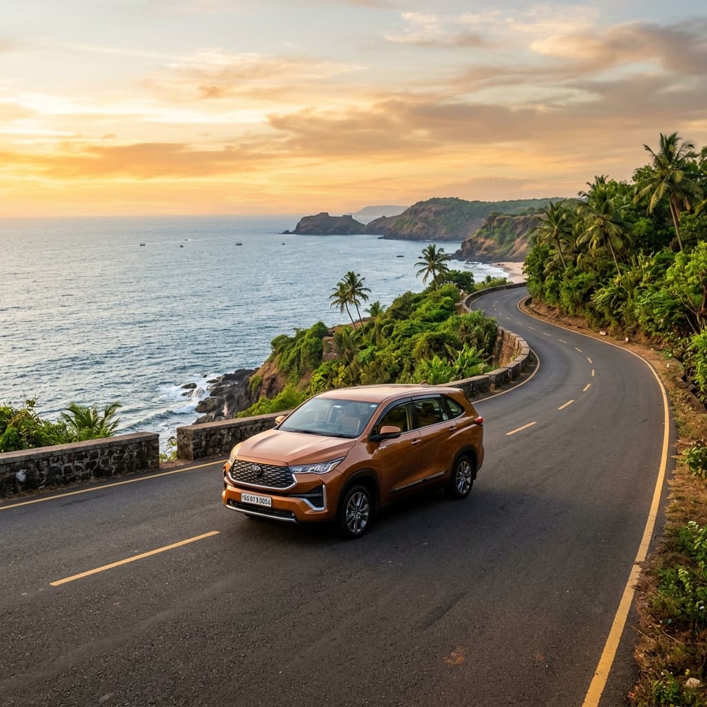 Toyota Innova Hycross (Automatic) rental in Goa